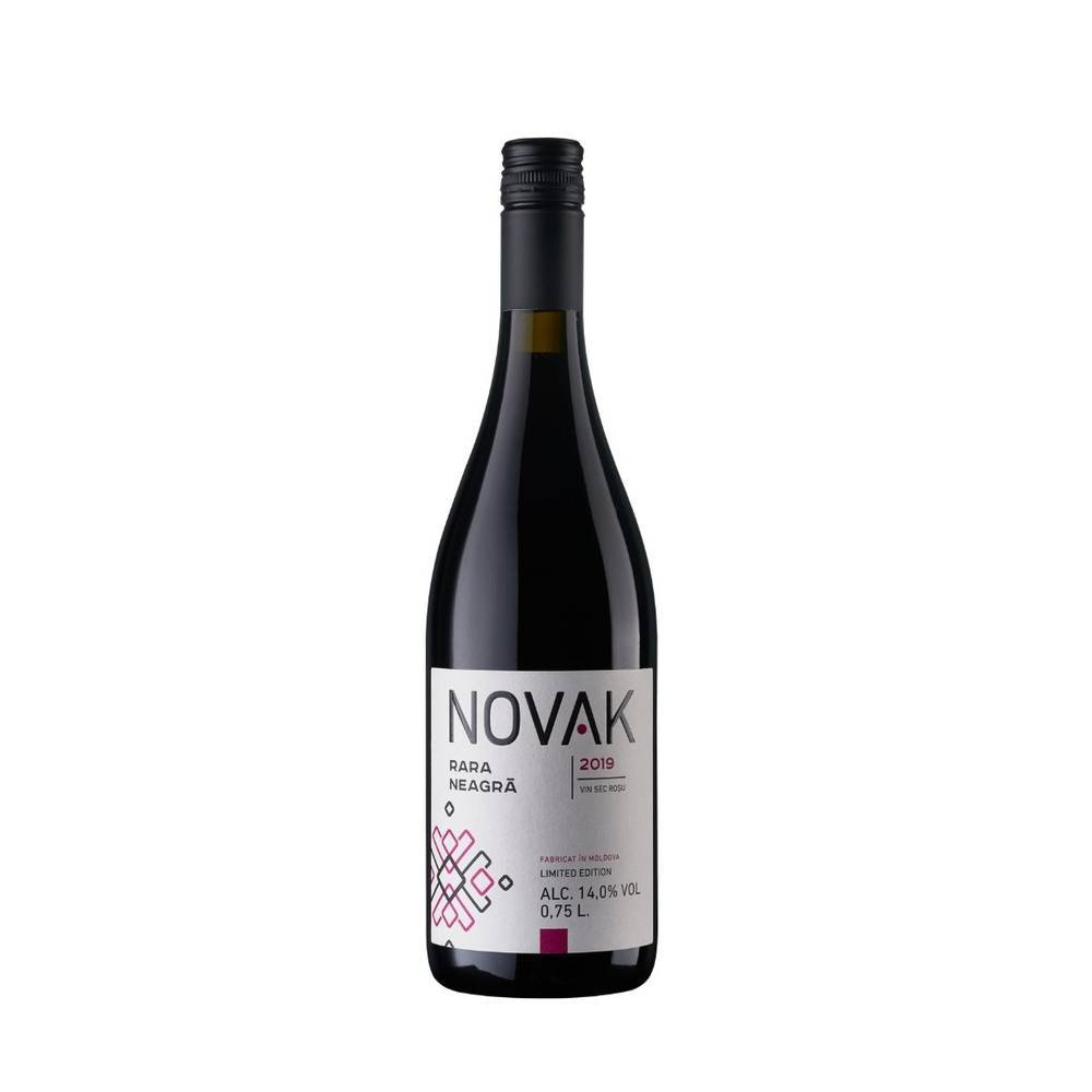 Вино красное сухое Novak Rara Neagra 0.75л image