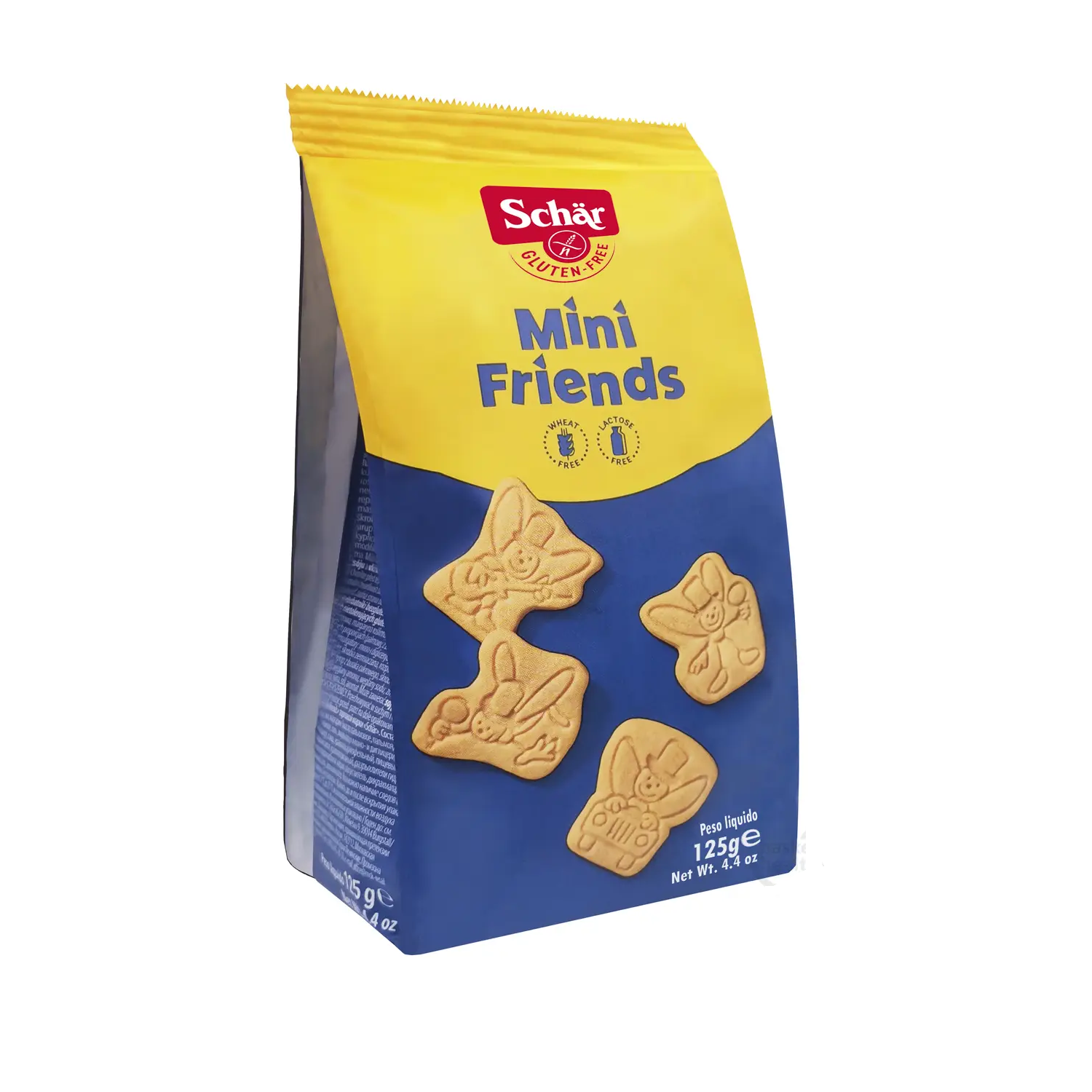 Biscuiti Gluten Free Dr. Schar Mini Friends, 125 gr