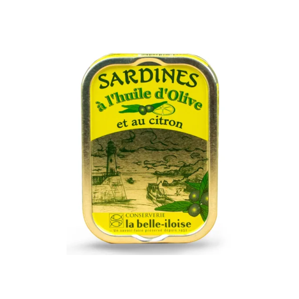 Sardine cu lamie in ulei de olive  LA BELLE ILOISE 115g