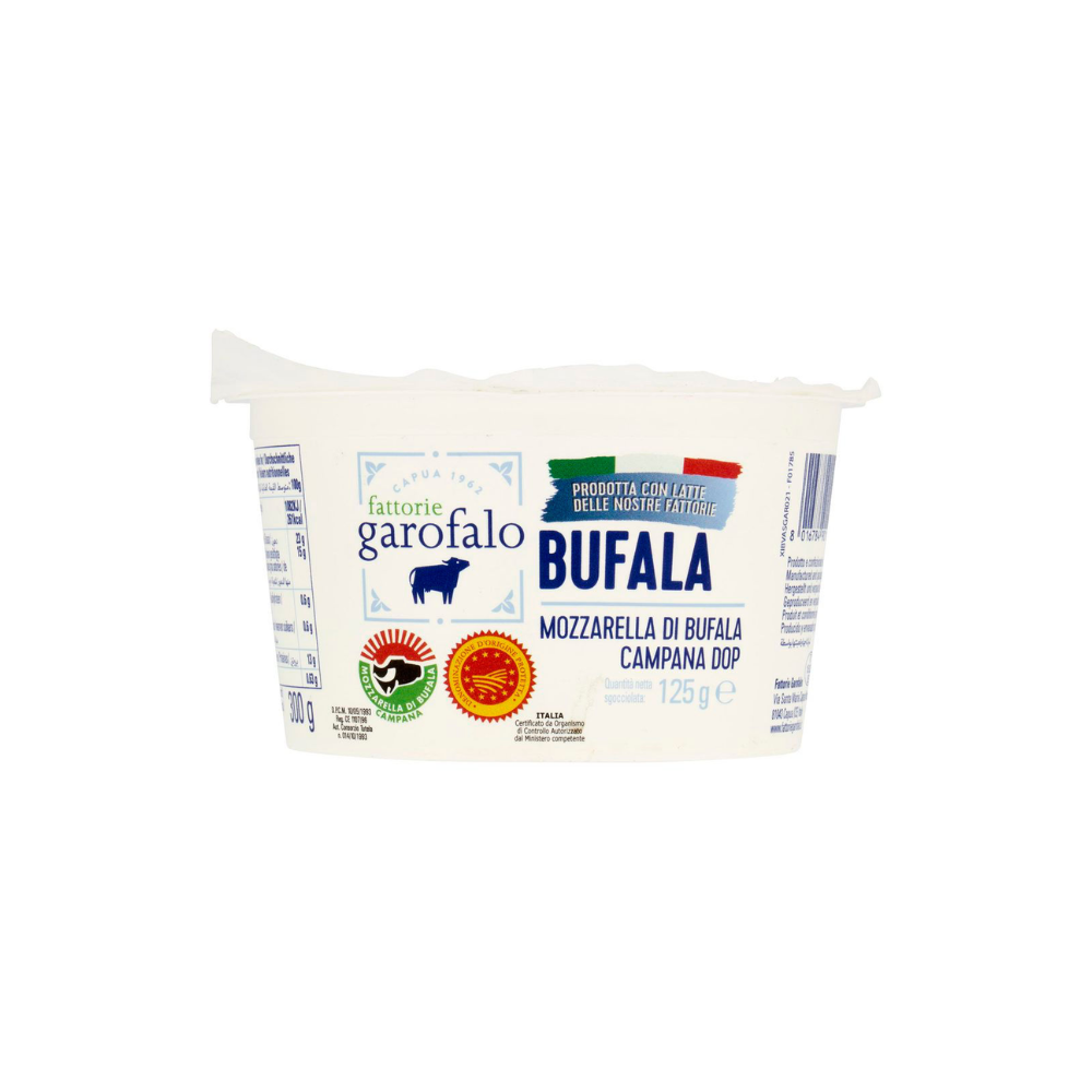 Mozzarela di Bufala in Vaschetta 125gr.