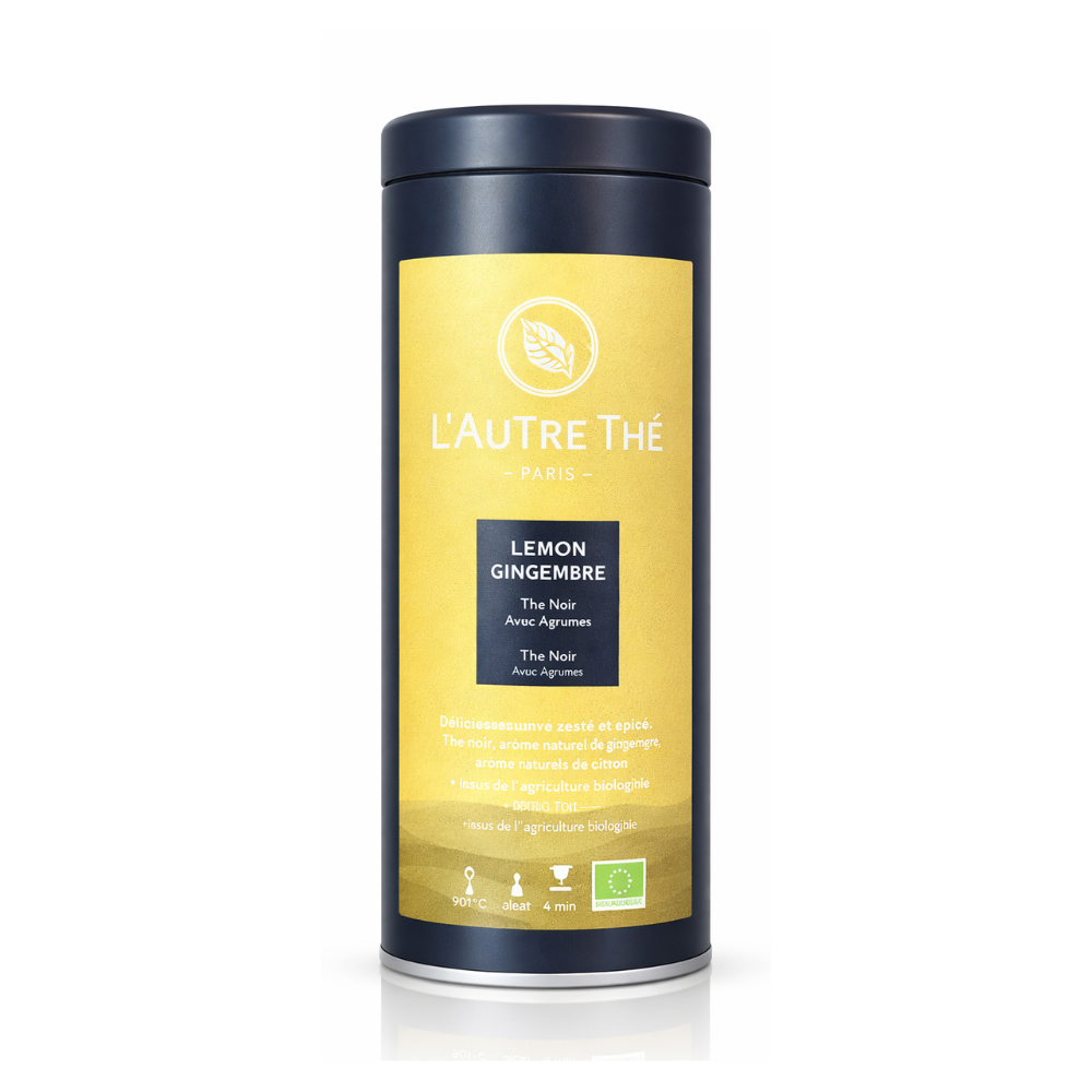 Ceai negru LEMON GINGER BIO LAUTRE THE 21259()
