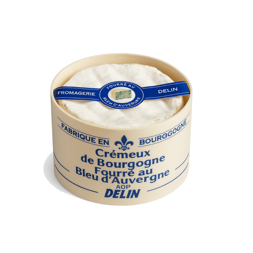 Cascaval CREMEUX DE BOURGOGNE BLEU D’AUVERGNE 100g  (29261)