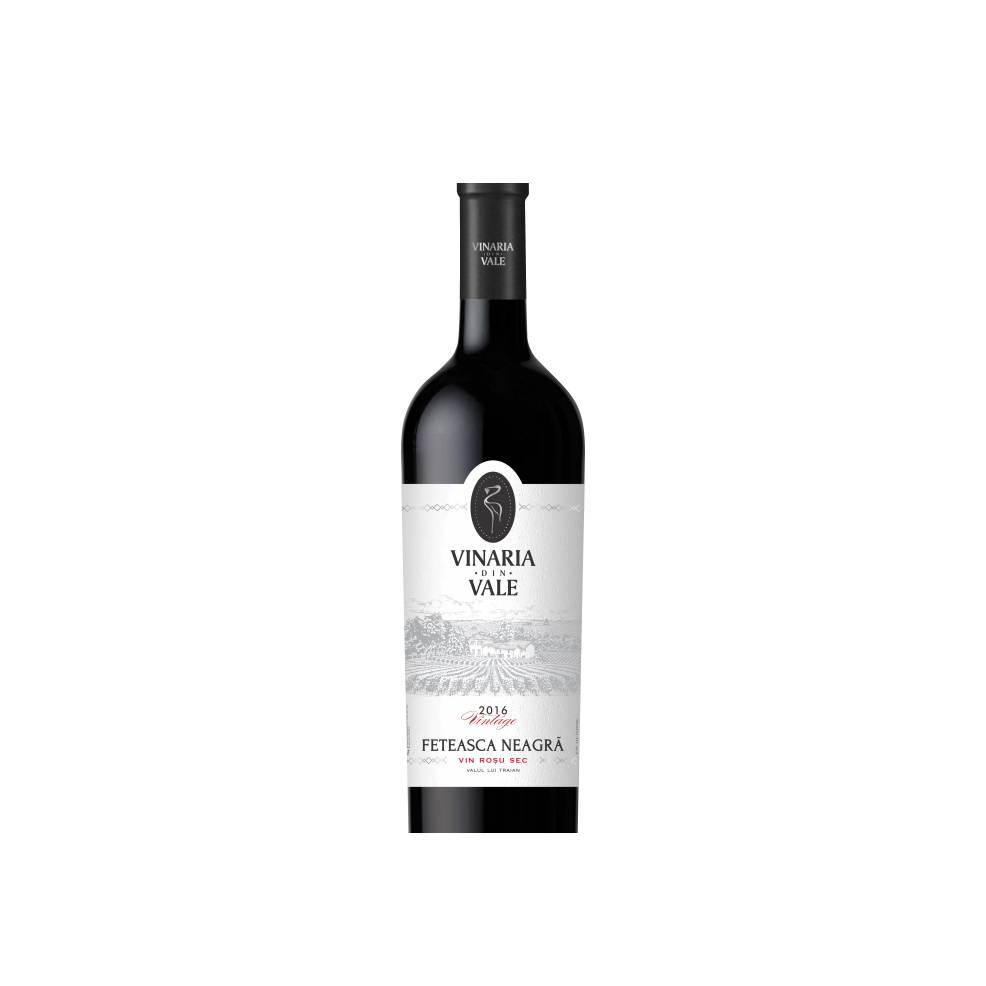 VINARIA DIN VALE PREMIUM Вино сухое красное  Feteasca Neagra  0.750 л image