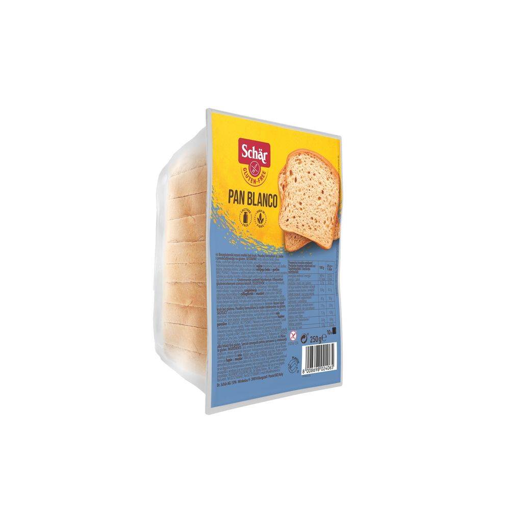 Хлеб белый без глютена Pan Blanco 250 г. DR. SCHAR