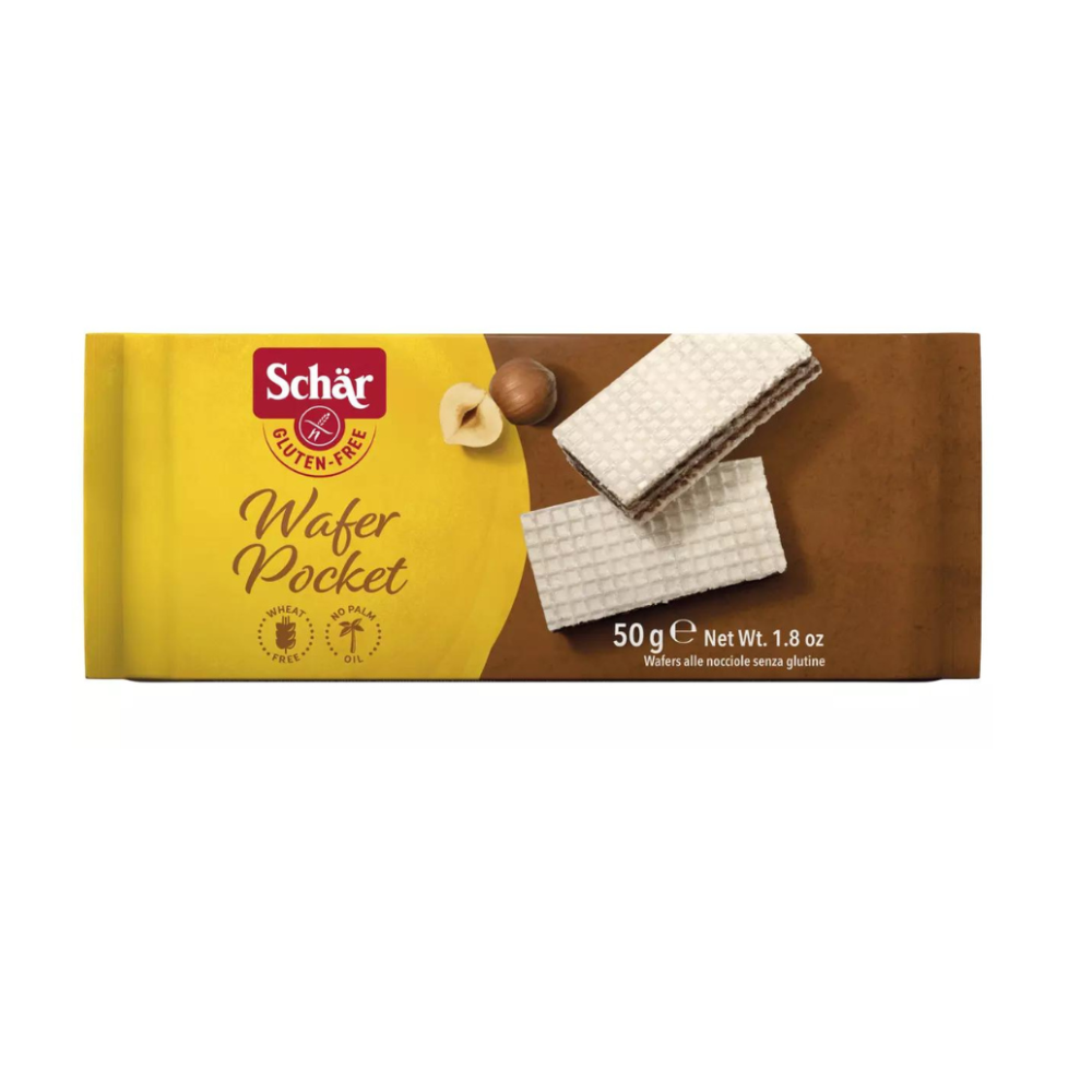 Napolitane  Gluten Free Dr. Schar cu crema de cacao, 50 gr.