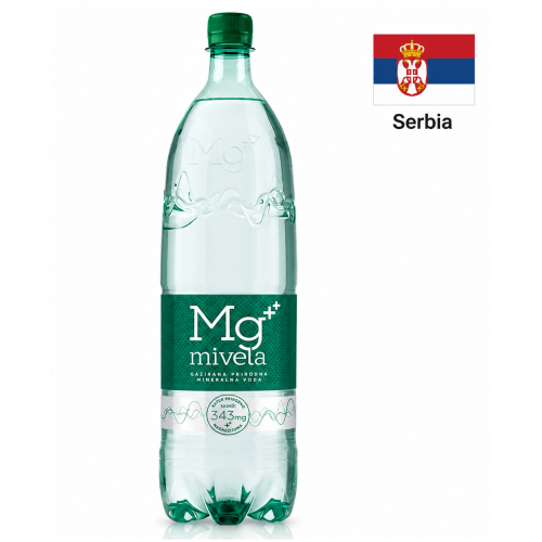 Apa minerala carbogazificata MG MIVELA 1.35L