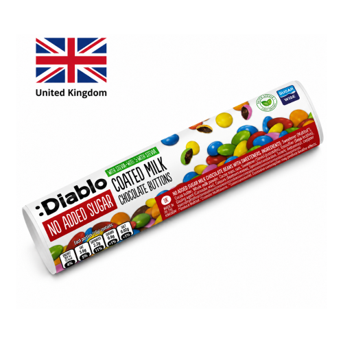 Chocolate buttons Fara Zahar DIABLO 22g