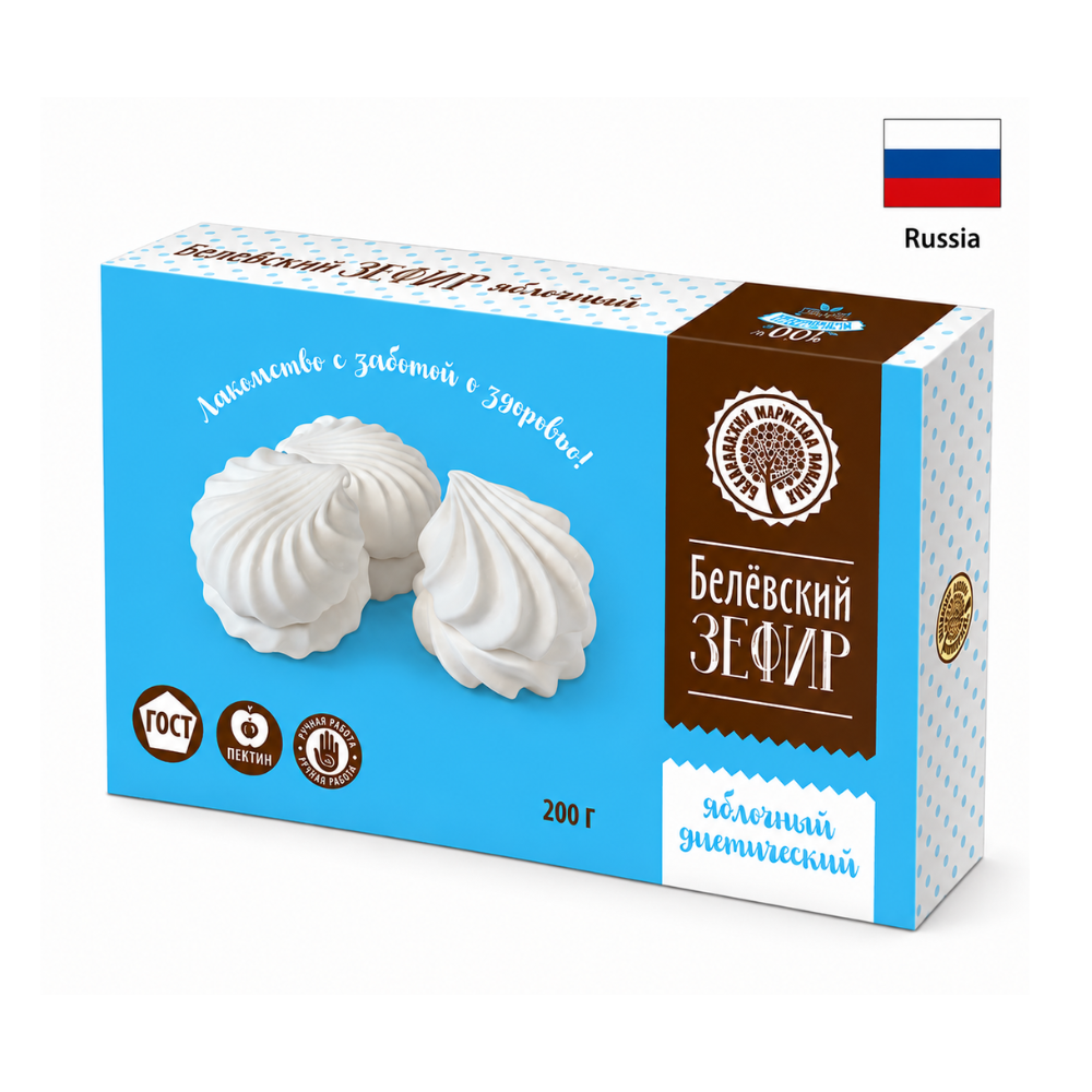 Zefir traditional "Belevsky product", dietic, 200 gr image
