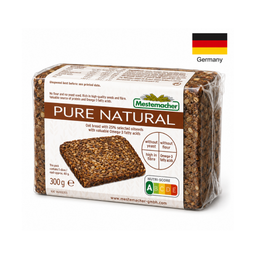 Piine  din ovaz cu semine Pure Natura  Mestemacherl, 300 g