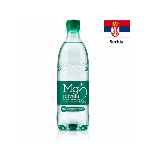 Apa minerala carbogazificata MG MIVELA 0.5L
