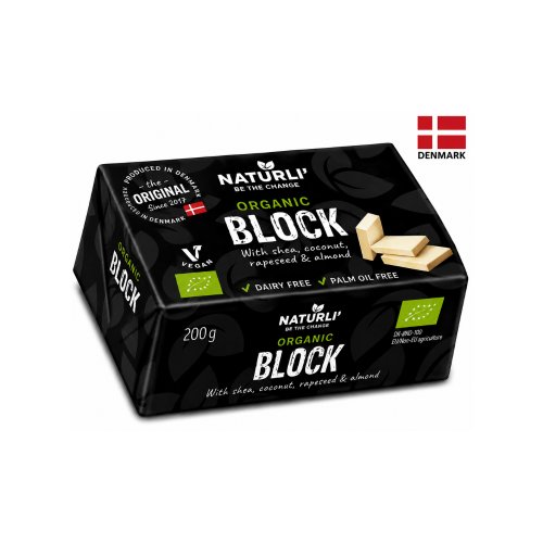 Margarina Eco Vegan Ro Block 200 g, NATURLI