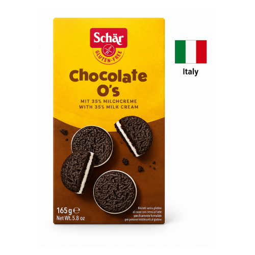  Biscuiti CHOCOLATE OS Gluten Free Dr. Schar , 165 gr.