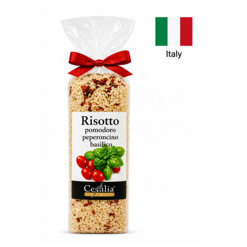 Risotto cu busuioc, chill sii rosii  La Ceppaia   185 g 
