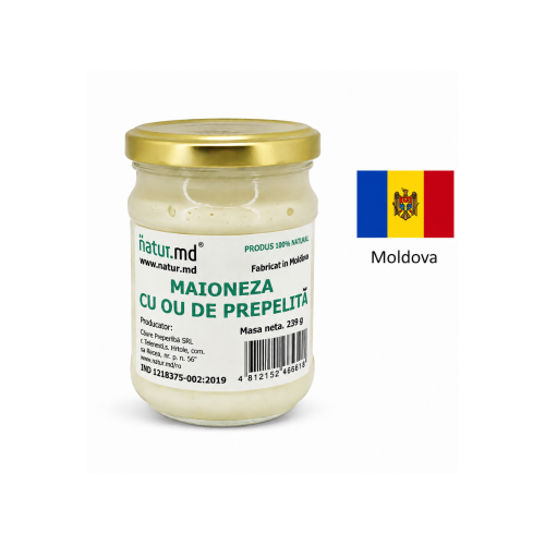Майонез с перепелиными яйцами  230 гр