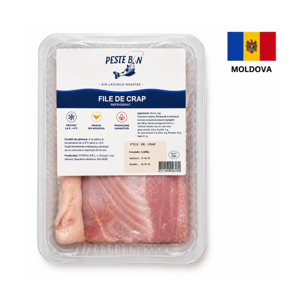 Филе карпа Peste Bun, kg
