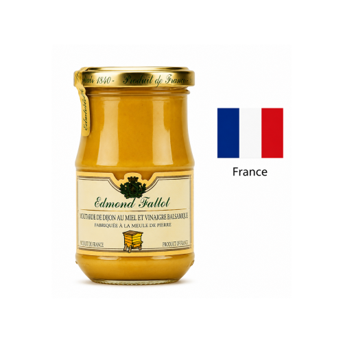 Mustar cu miere si vin balsamic EDMOND FALLOT France 210g  (23646)