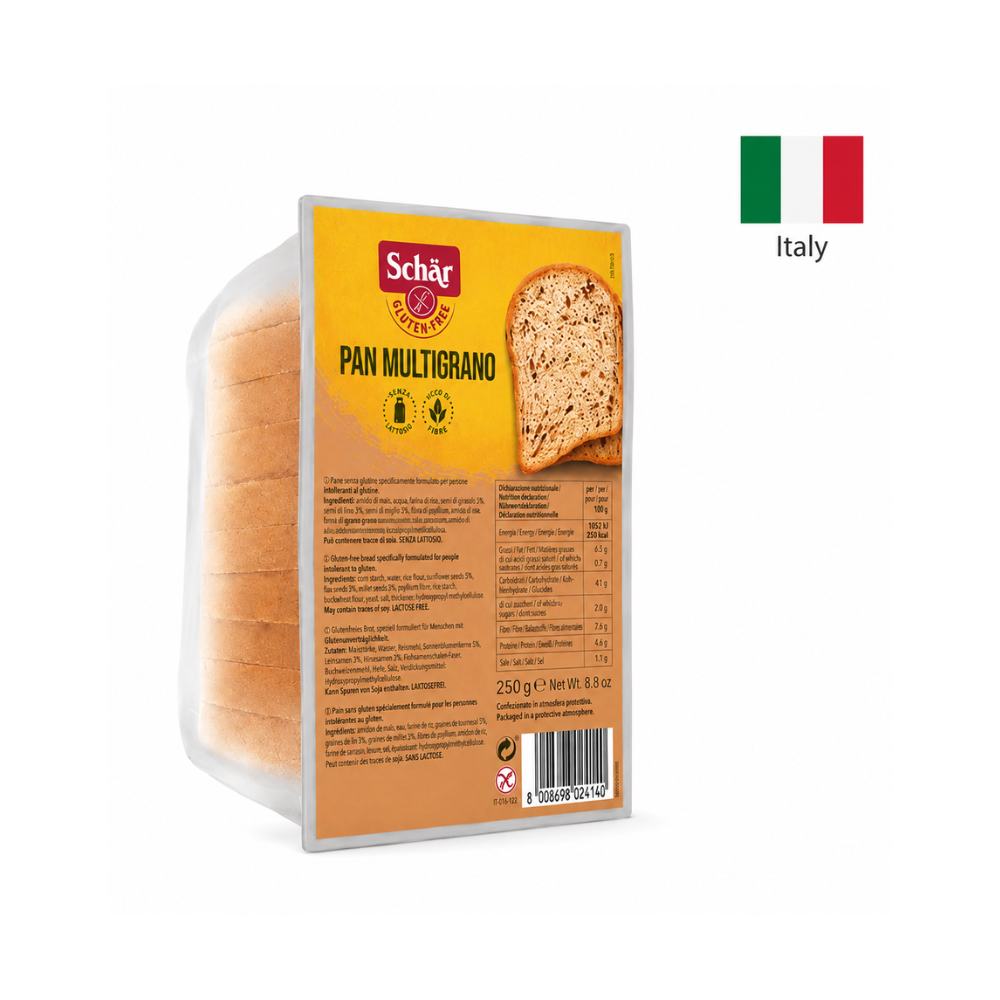  Piine Gluten Free Dr. Schar PAN MULTIGRANO, 250 gr.