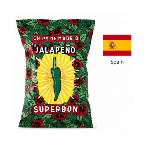 Chipsuri Jalopeno SUPERBON 125g