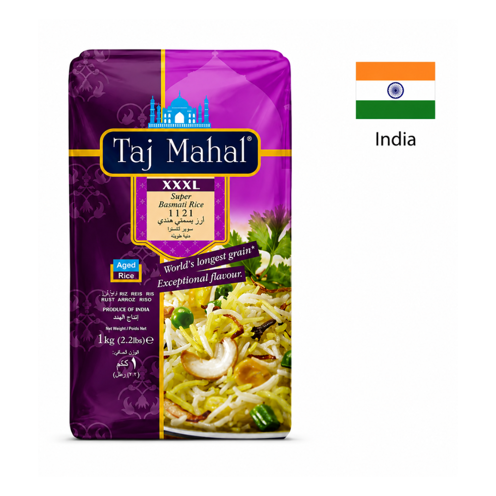 TAJ MAHAL XXXL Premium Quality Basmati orez 1kg