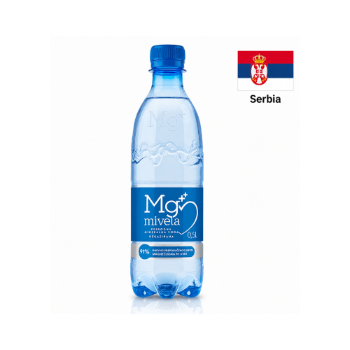 Apa minerala plata MG MIVELA 0.5L