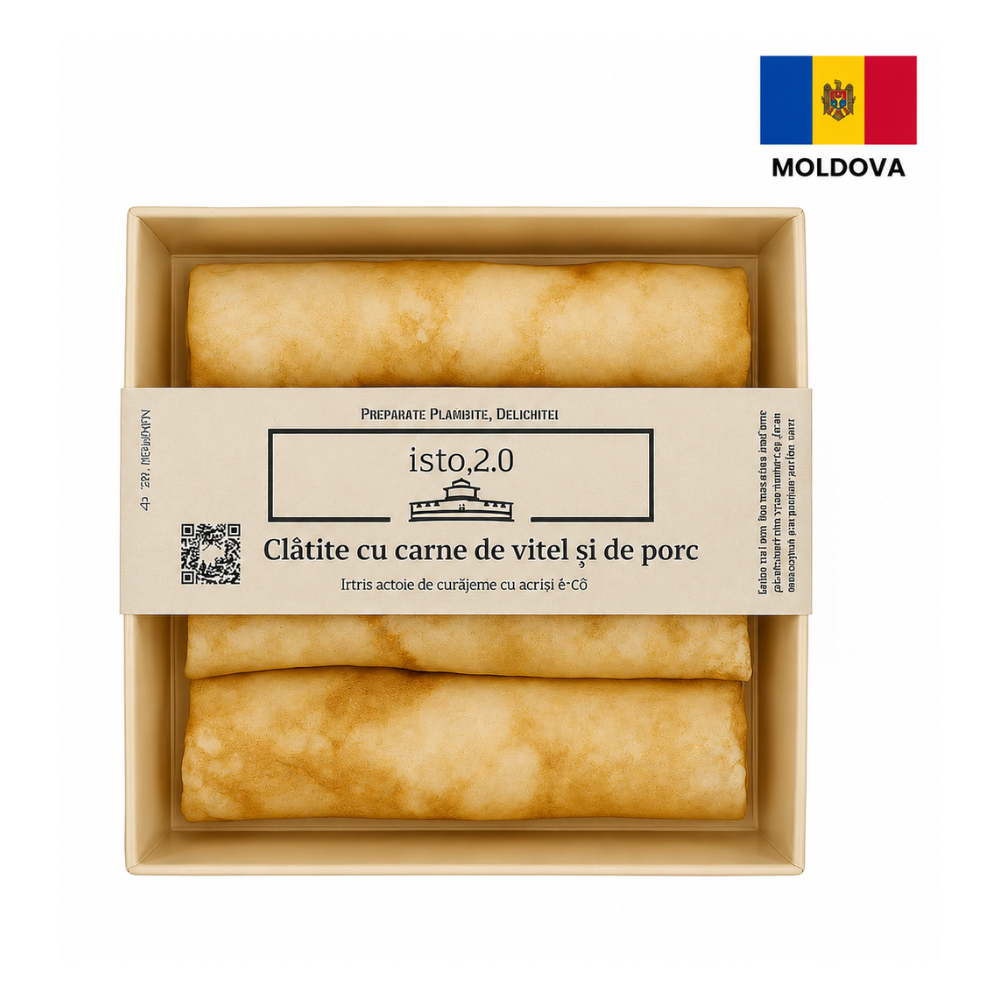 Clatite cu carne de vitel si de porc, 550gr