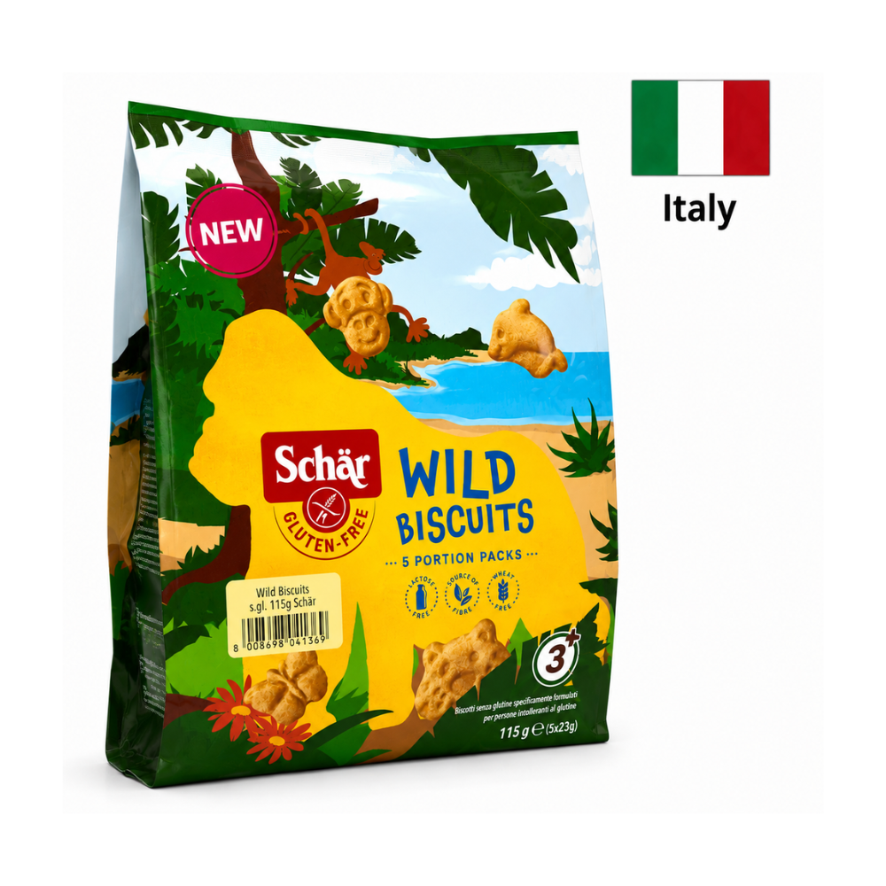 Biscuiti Wild Gluten Free  Dr. Schar , 115 gr.