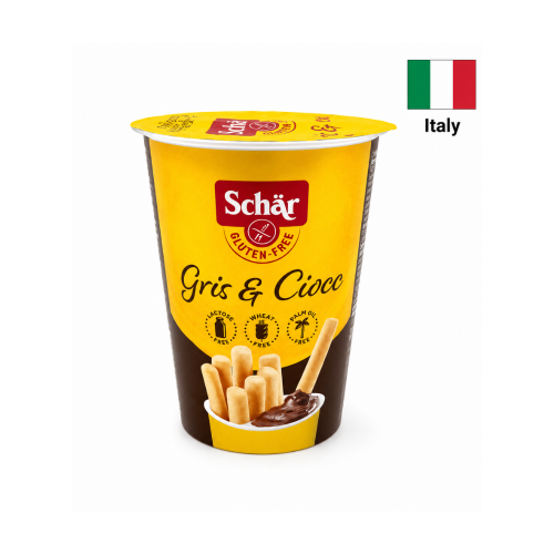 Biscuiti Gluten Free Dr. Schar Gris&Ciocc, 52 gr.