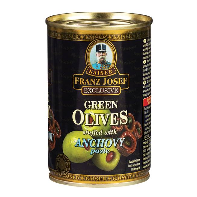 Зеленые оливки фаршированные анчоусом image