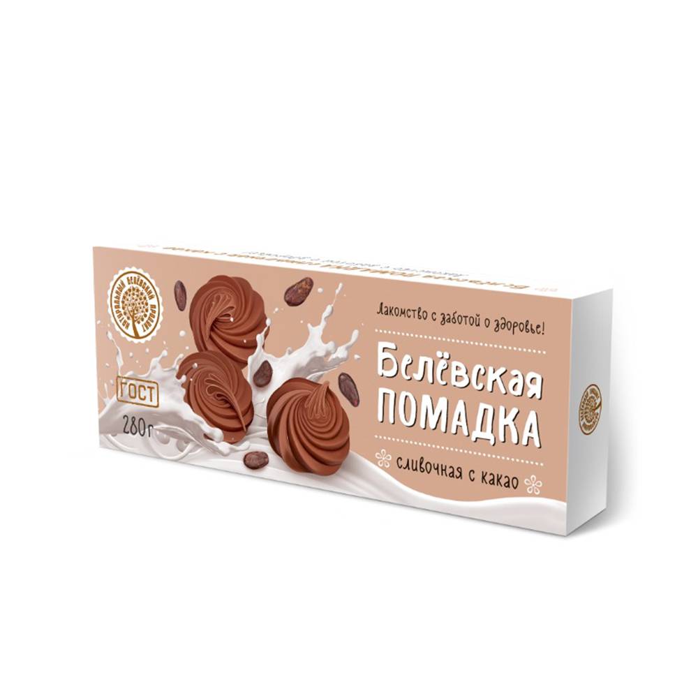 Bomboane fondante cu cacao "Belevsky product" 280 gr.