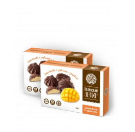 Zefir traditional in ciocolata "Belevsky product", cu gust de mango, 200 gr