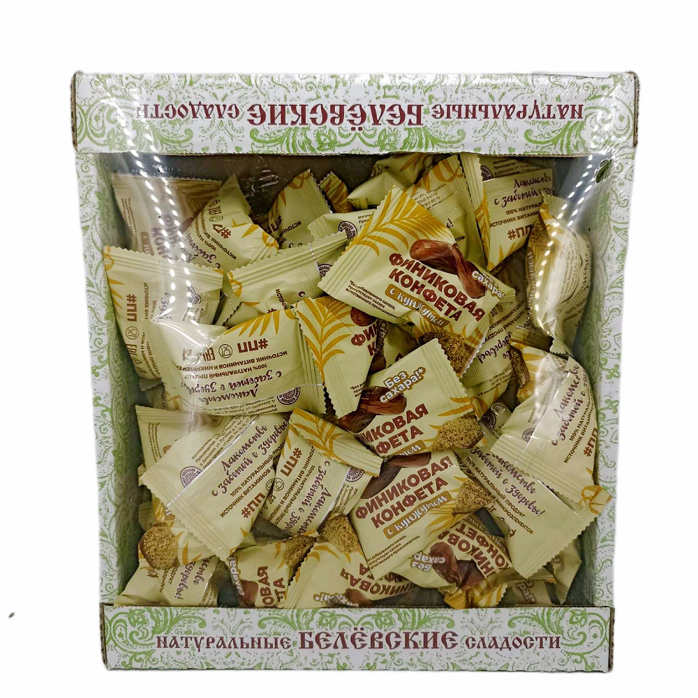 Bomboane din curmale  Belevskyi Product cu susan  1kg