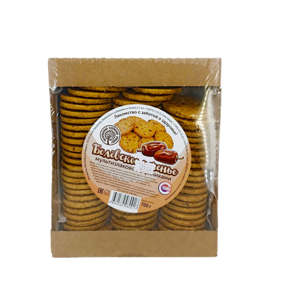 Biscuiti  "Belevsky product" cu curmale, 700gr.