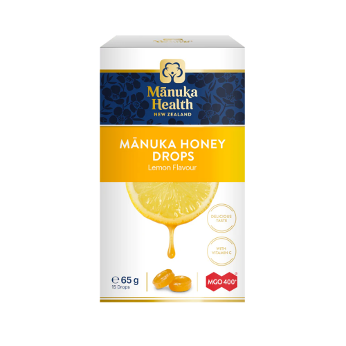 Drops din miere Manuka MGO 400+ (65g) (lamaie)