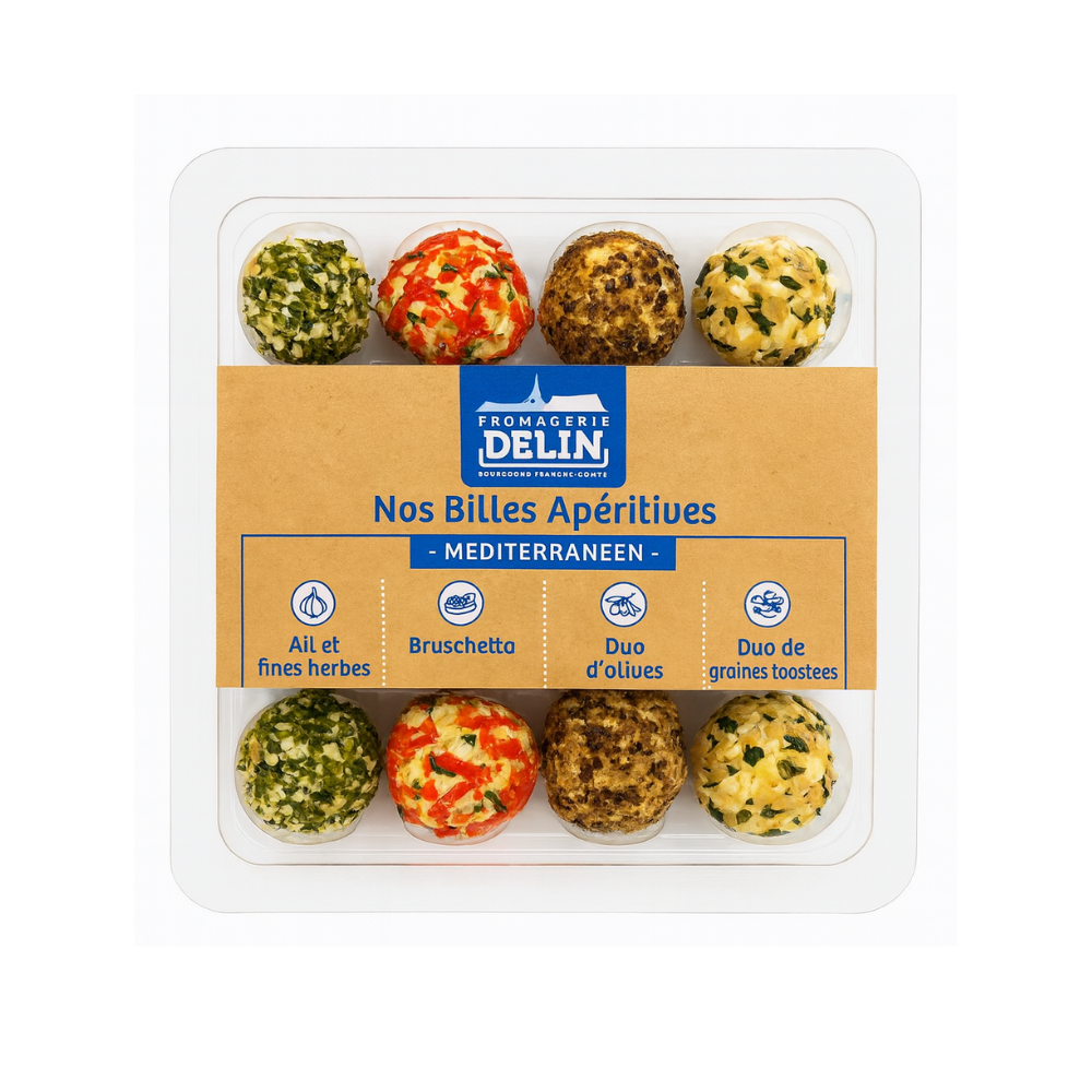 Bilute de cascaval Mediteranean Mix 90g