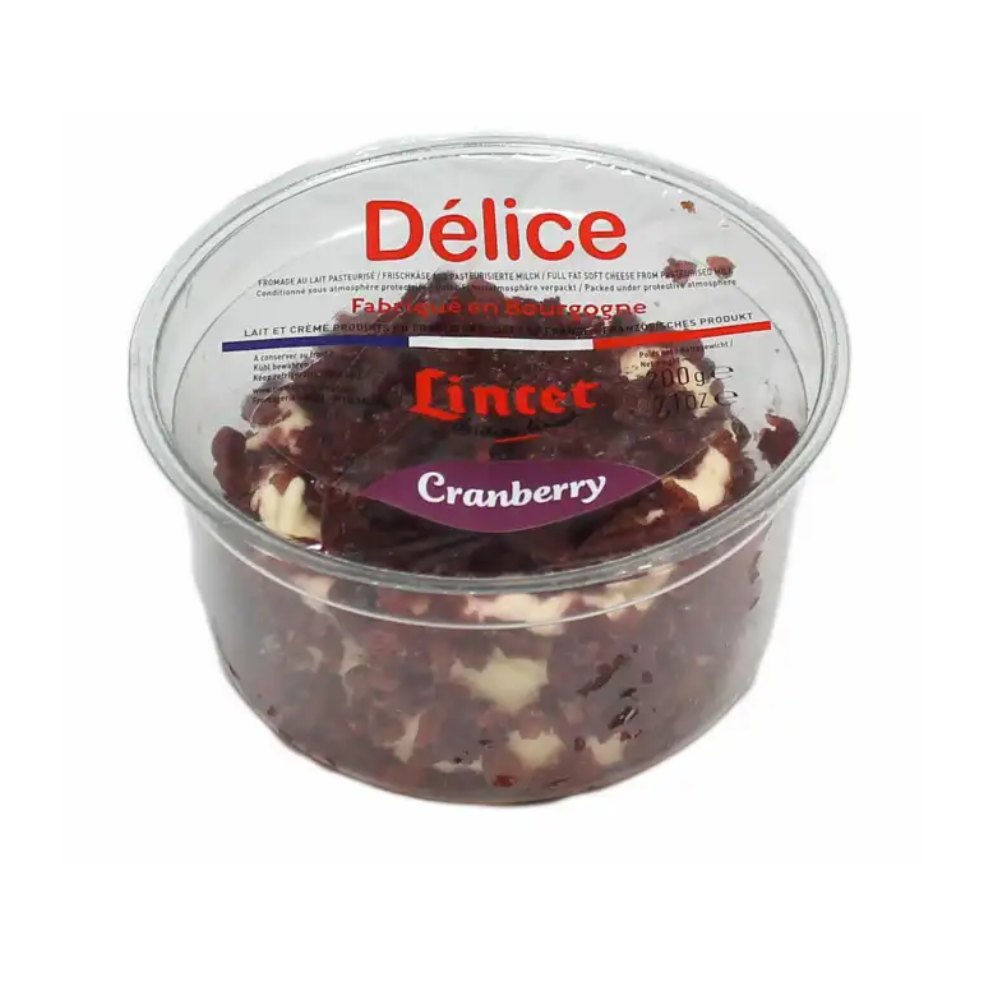 Cascaval Delice aux cranberries 200 g (29486)