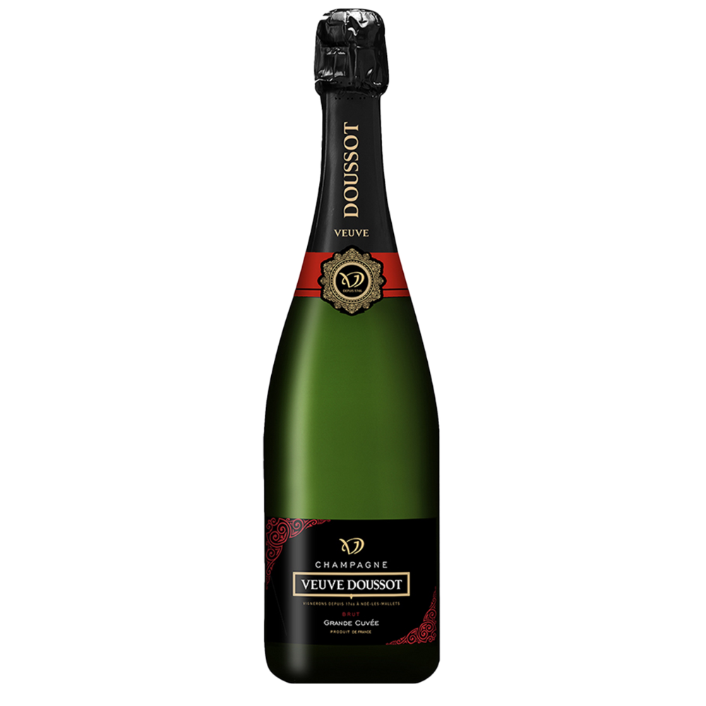 Vin Spumant Brut Champagne Veuve Doussot Grand Cuvee, alb, 750ml