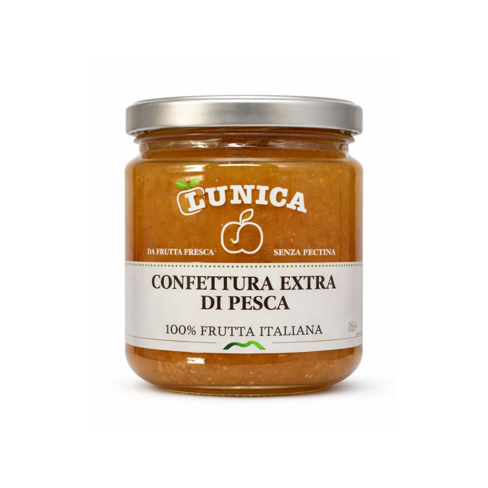 Confitur de piersic Filera Corta 335 g 