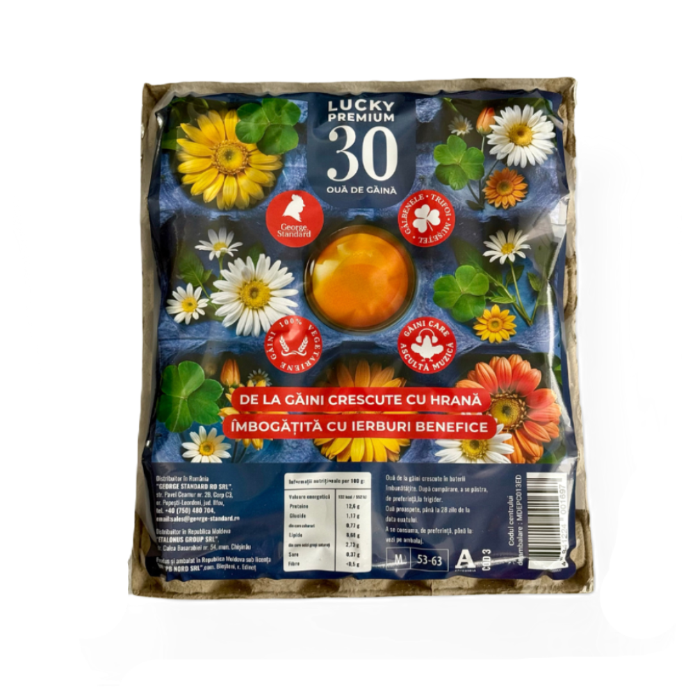  Oua de gaina COD3 "Lucky Premium" 30buc George Standard