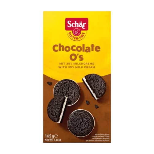  Biscuiti CHOCOLATE OS Gluten Free Dr. Schar , 165 gr.