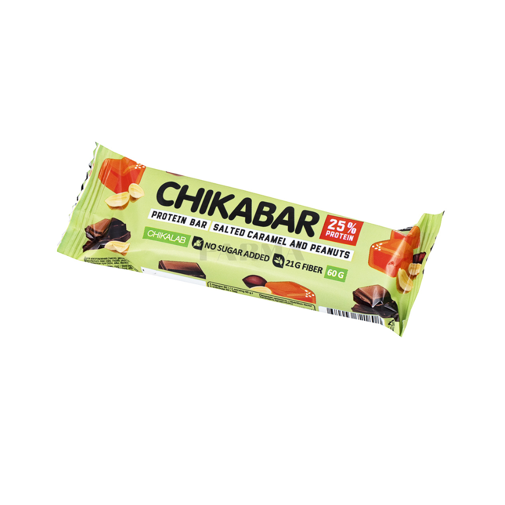 Baton proteic cu caramel 60g