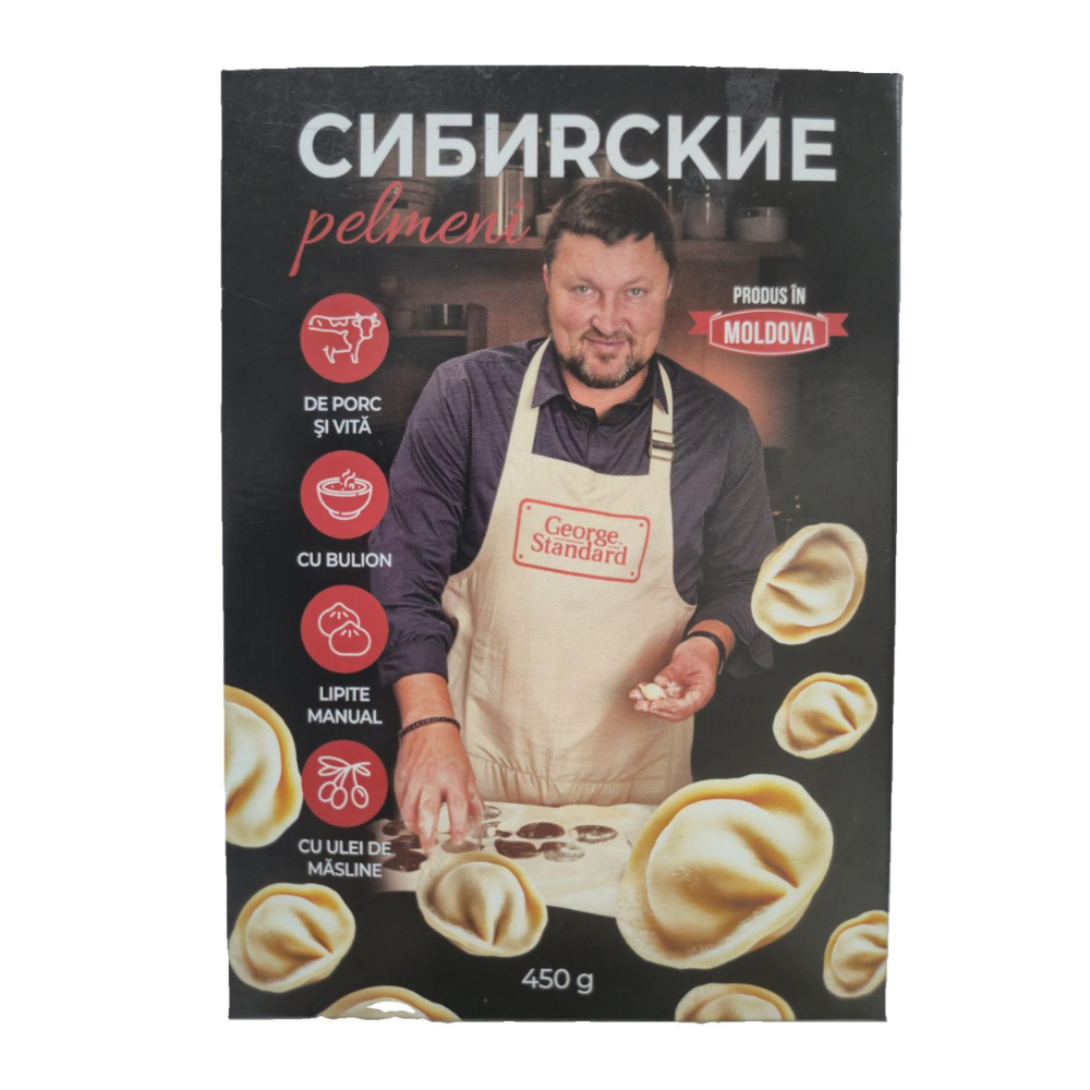 Pelimeni Sibirschie cu porc, vita si ceapa 450gr