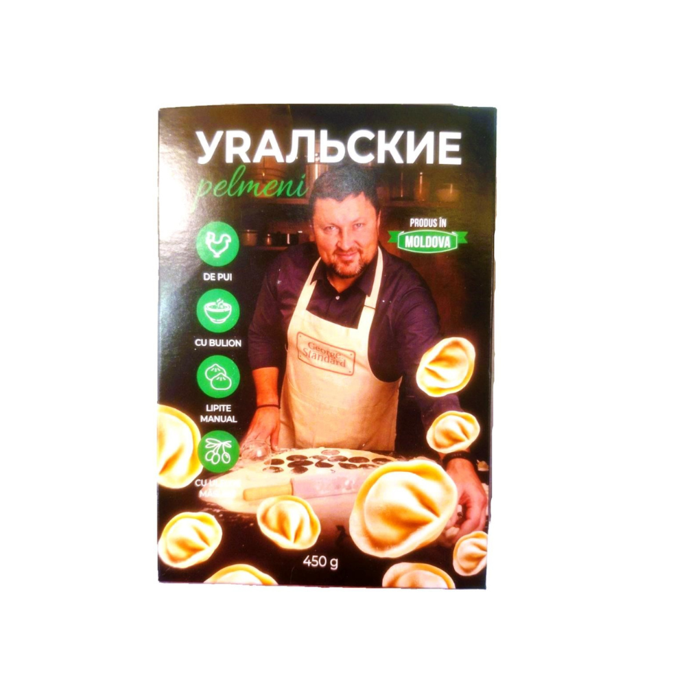 Pelimeni Uralschie cu gaina si ceapa cu bulion 450gr