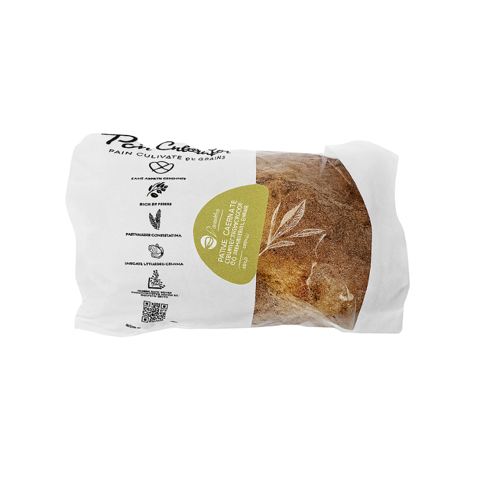 Piine cu seminte de dovleac fara drojdii 650g
