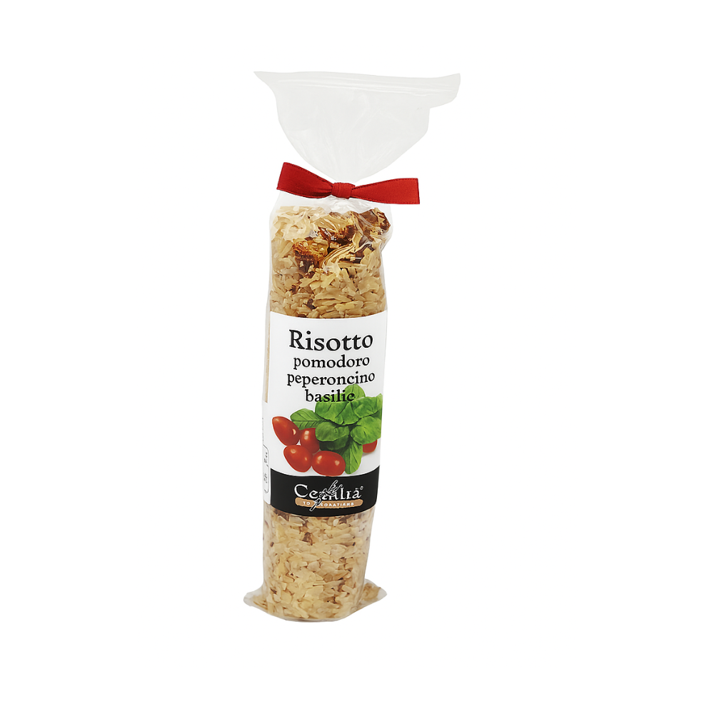 Risotto cu busuioc, chill sii rosii  La Ceppaia   185 g 