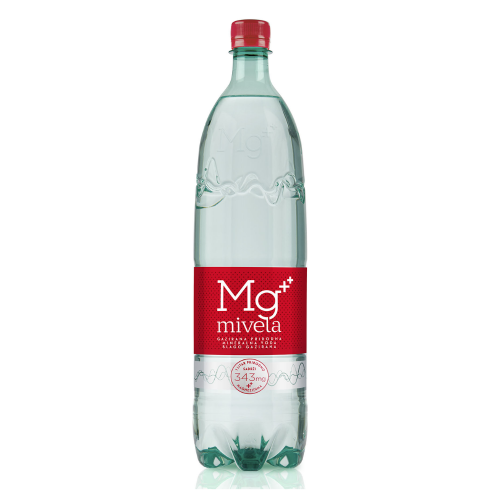 Apa minerala slab carbogazificata MG MIVELA 1.35L