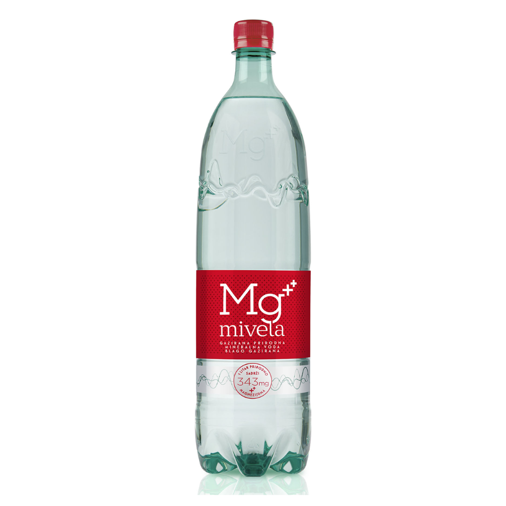 Apa minerala slab carbogazificata MG MIVELA 1.35L