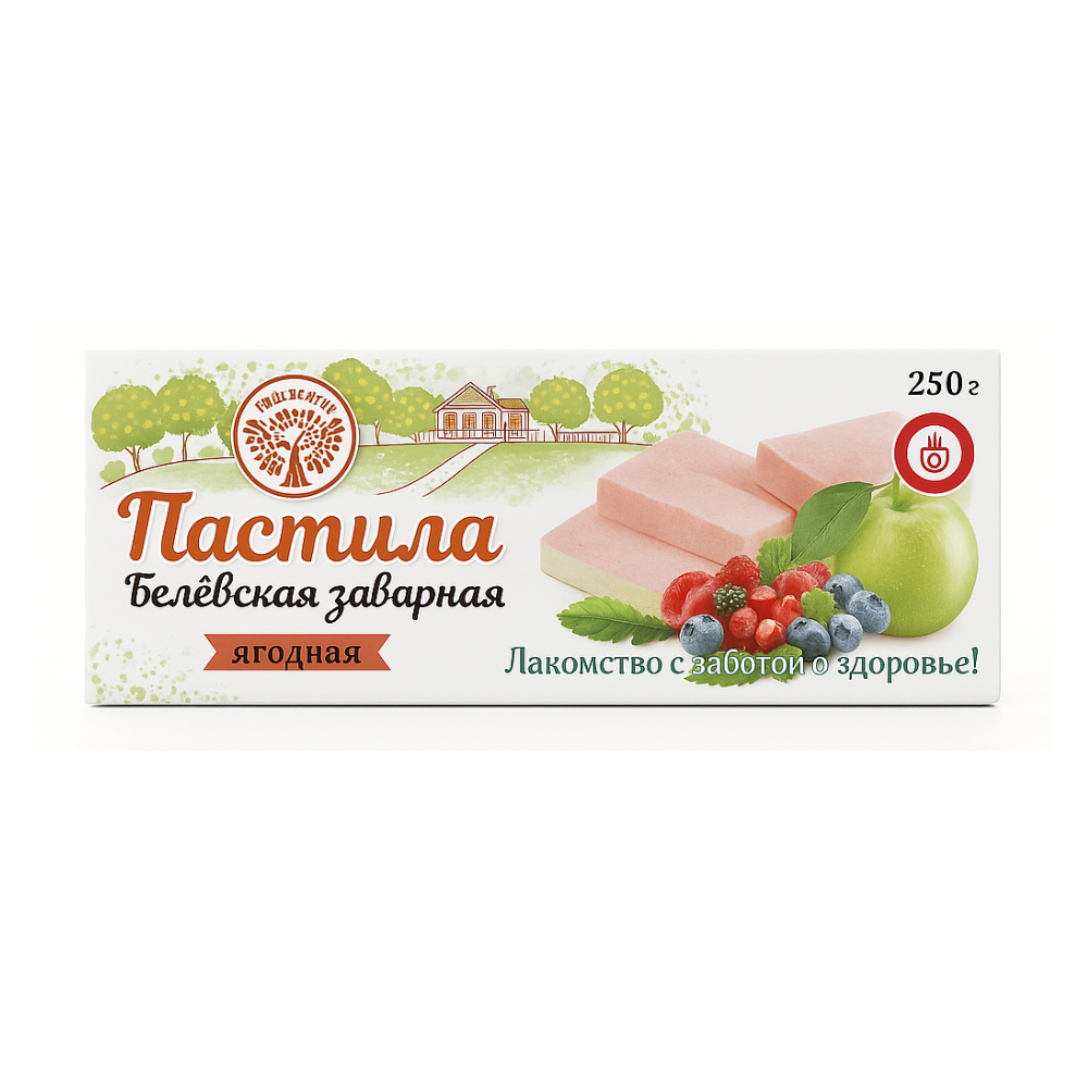 Pastila Belevsky product, cu fructe de padure, 250 gr.