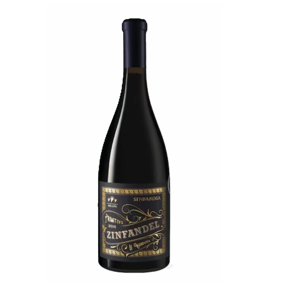 Vin Primitivo di Manduria Zinfandel FELLINE, rosu demisec, 750 ml