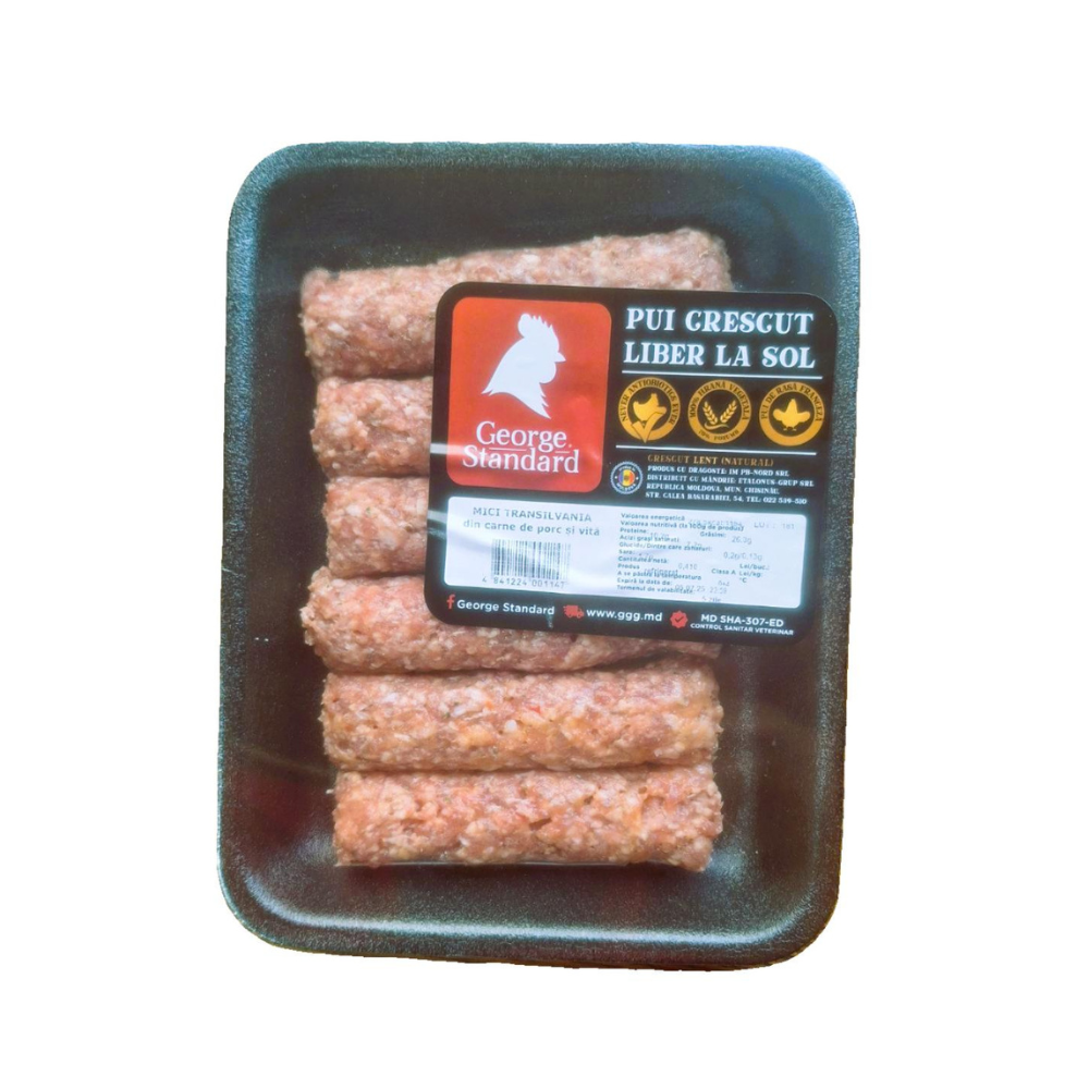 Mici Transilvania din carne de porc si vita 410gr