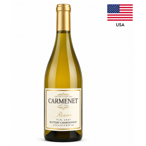 Vin Chardonnay CARMENET California 2023, alb sec, 750ml